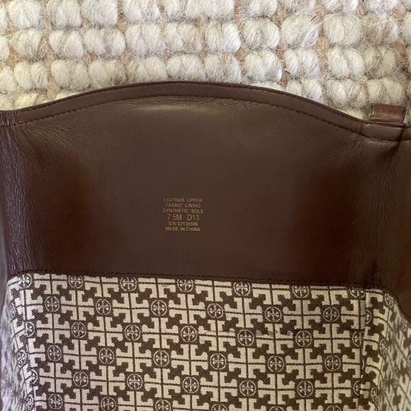 Tory Burch Kiernan Brown Riding Boots - Picture 5 of 5